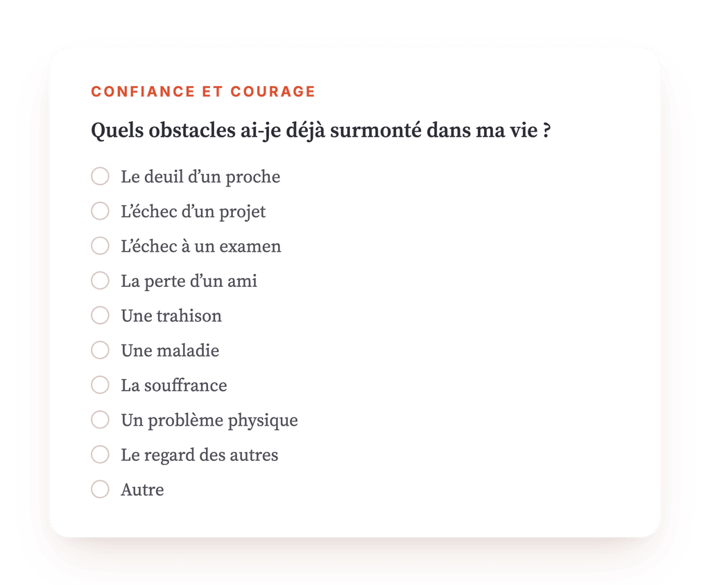 Aperçu, un extrait d'une étape du programme