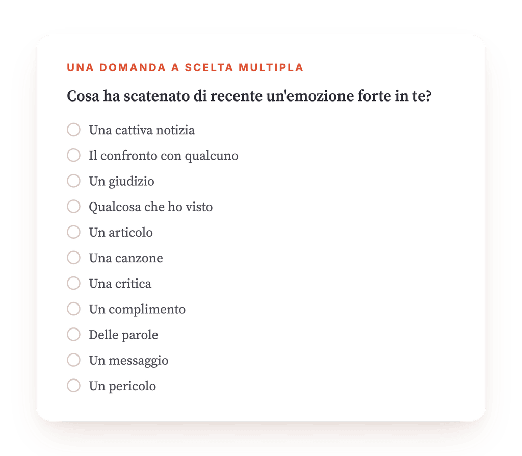 Anteprima, un estratto di una fase del programma