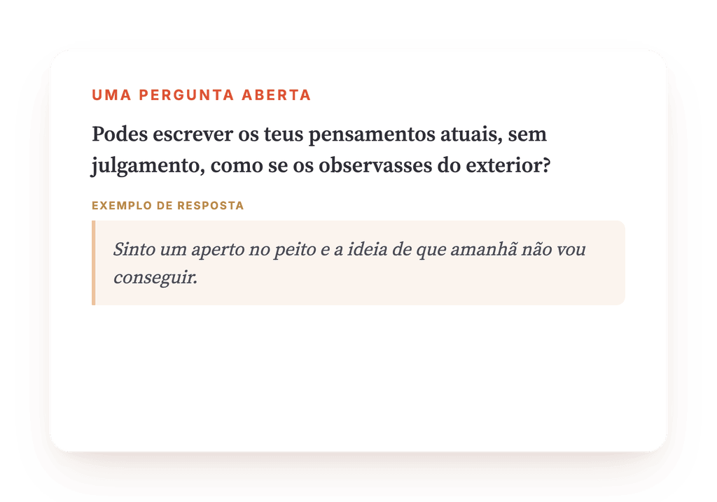 Prévia, um trecho de uma etapa do programa