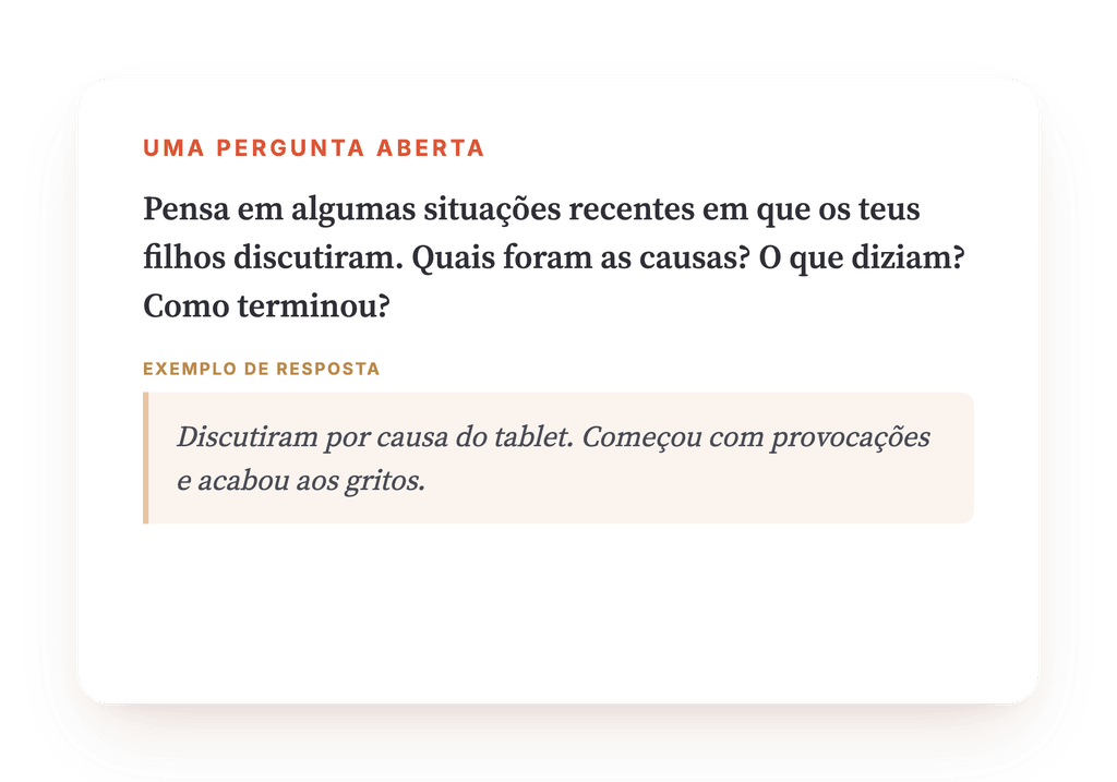 Prévia, um trecho de uma etapa do programa
