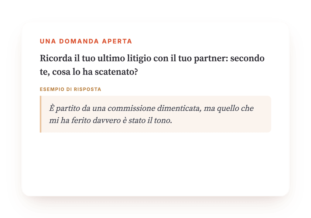 Anteprima, un estratto di una fase del programma