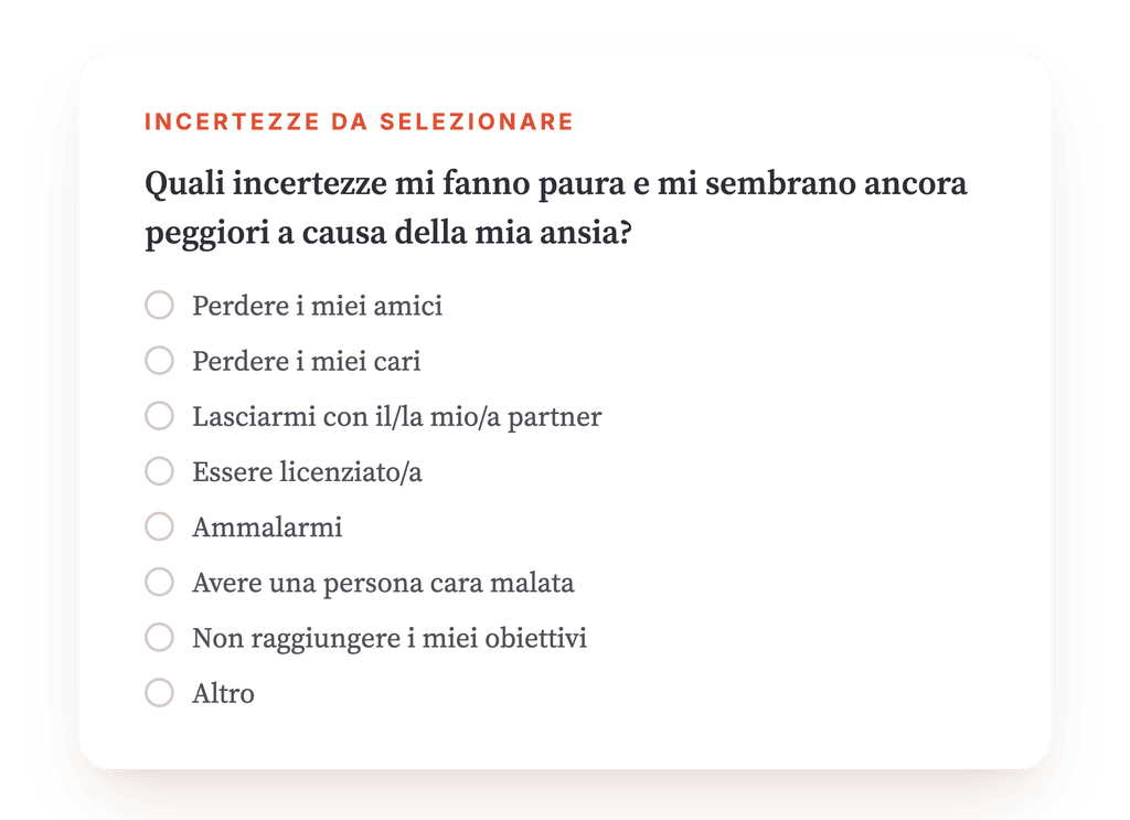 Anteprima, un estratto di una fase del programma