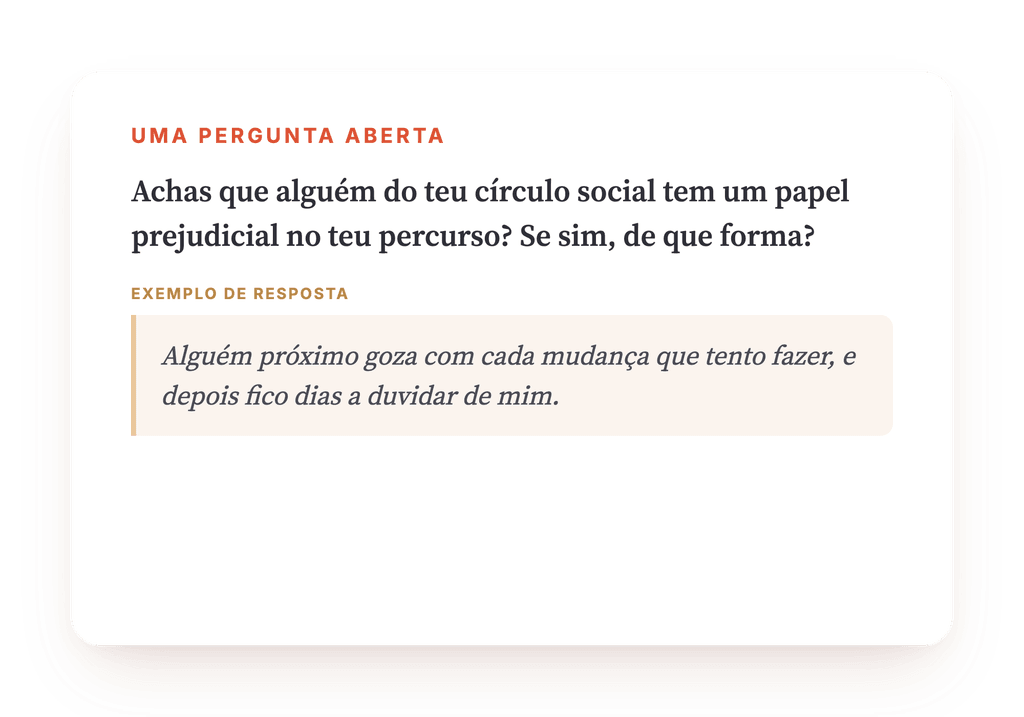 Prévia, um trecho de uma etapa do programa