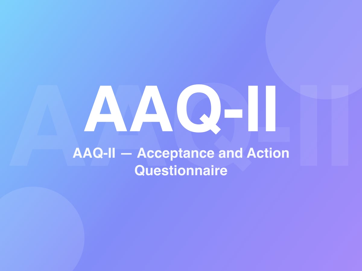 Questionário de Aceitação e Ação – II (AAQ-II)