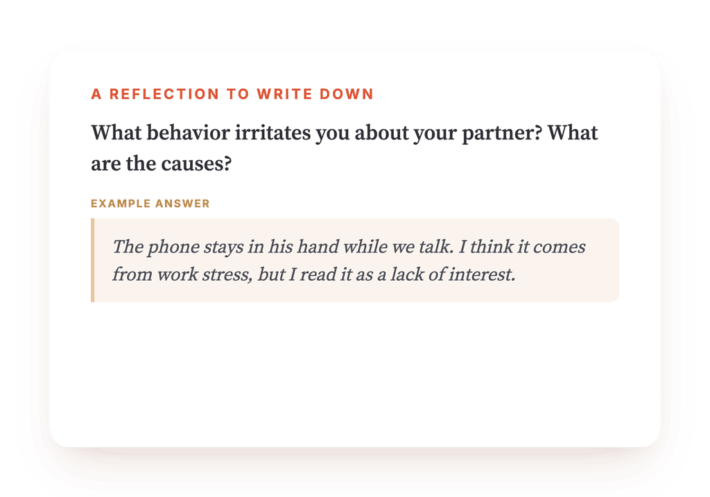 Preview, an excerpt from one step of the program