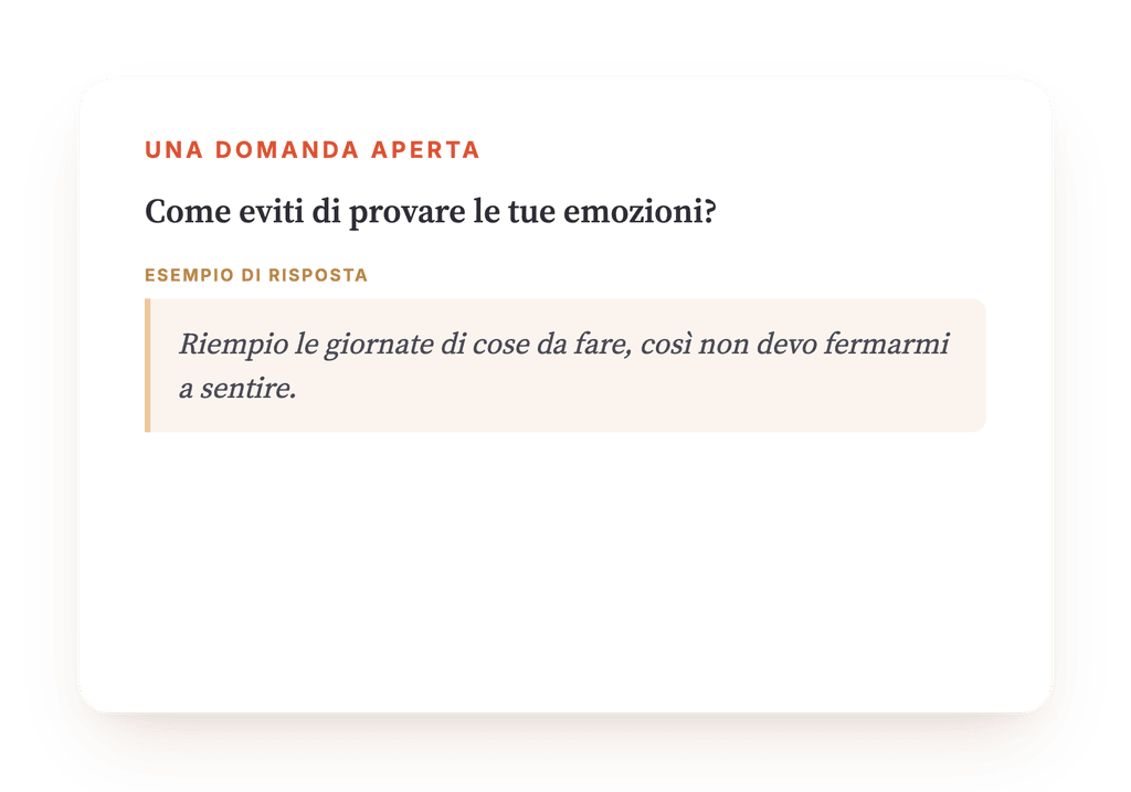 Anteprima, un estratto di una fase del programma