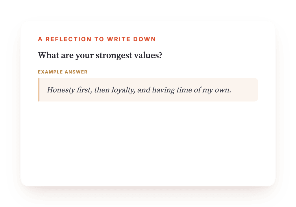 Preview, an excerpt from one step of the program