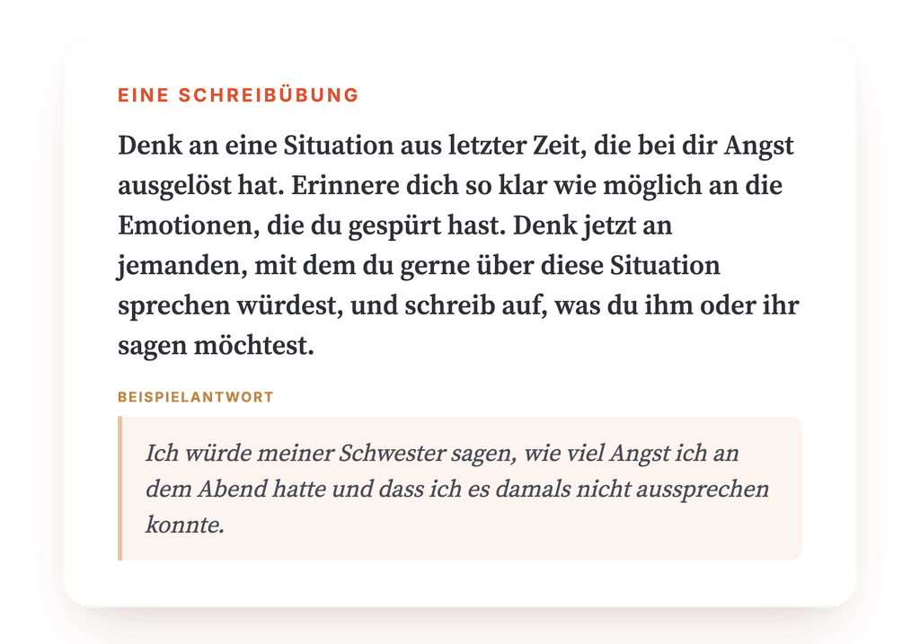 Vorschau, ein Auszug aus einem Schritt des Programms