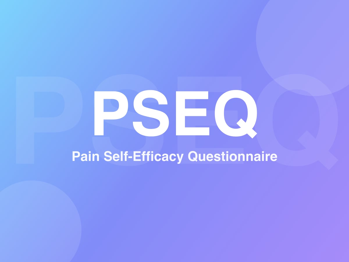 Pain Self-Efficacy Questionnaire (PSEQ)