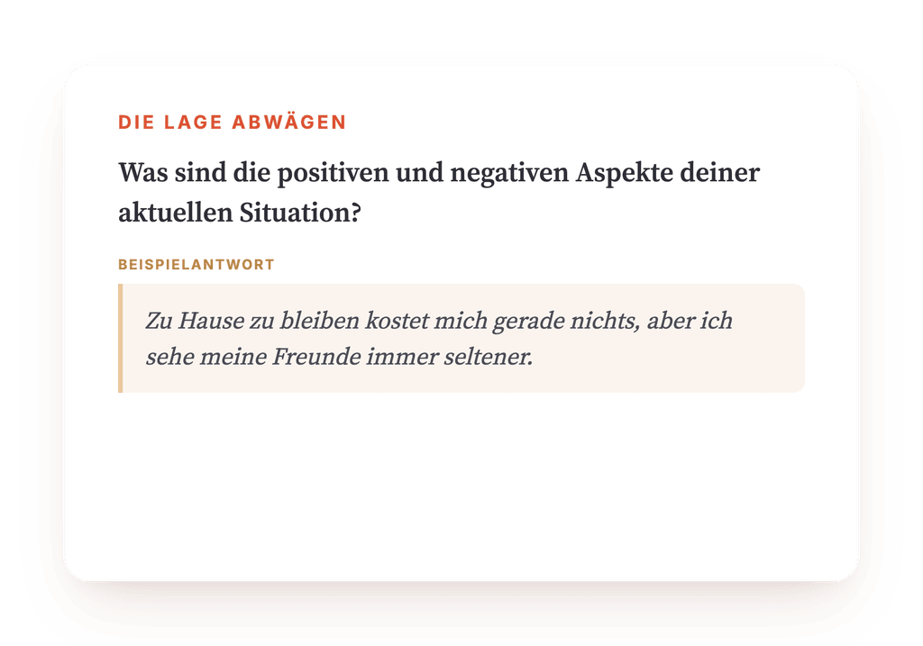 Vorschau, ein Auszug aus einem Schritt des Programms