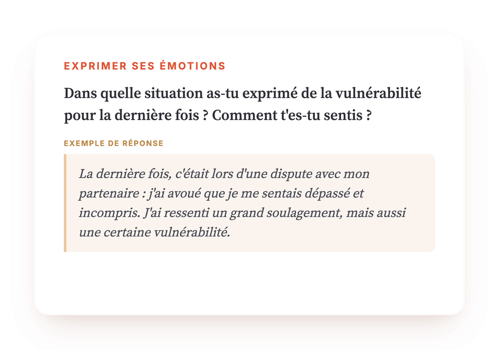Aperçu, un extrait d'une étape du programme
