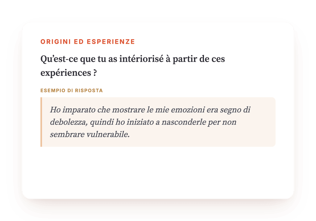 Anteprima, un estratto di una fase del programma
