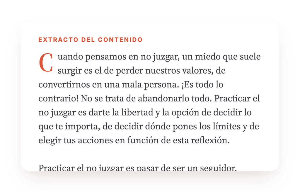 Vista previa, un extracto de una etapa del programa