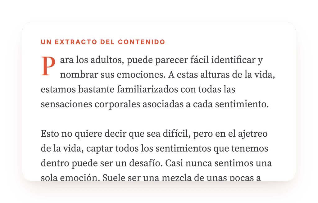 Vista previa, un extracto de una etapa del programa