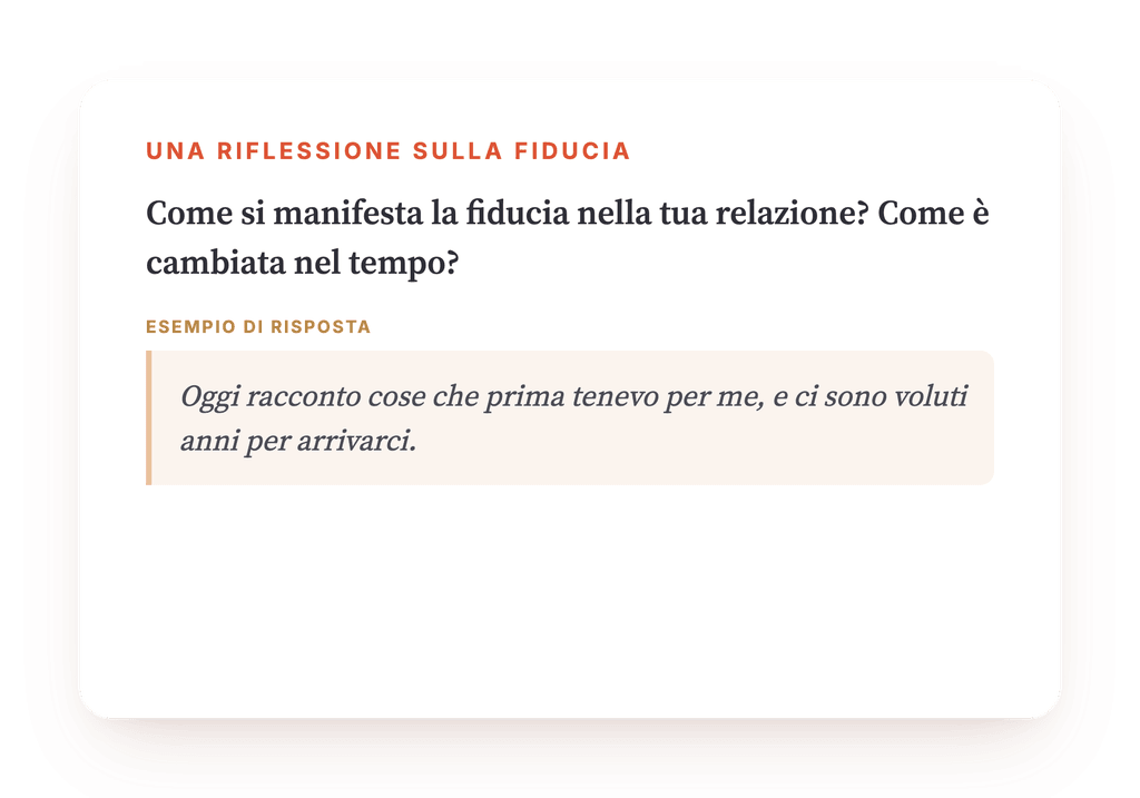 Anteprima, un estratto di una fase del programma