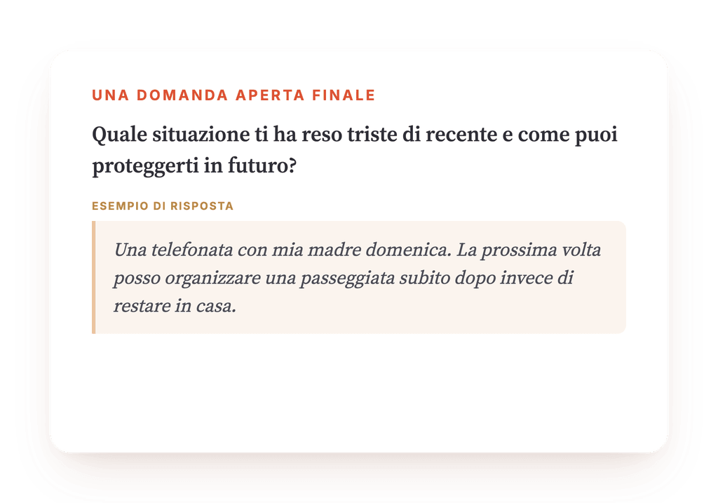 Anteprima, un estratto di una fase del programma