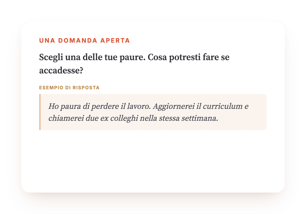 Anteprima, un estratto di una fase del programma
