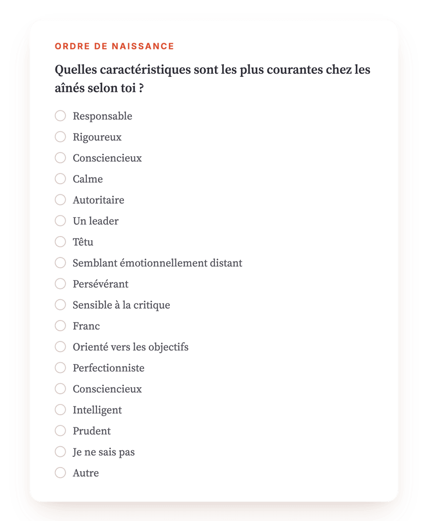 Aperçu, un extrait d'une étape du programme