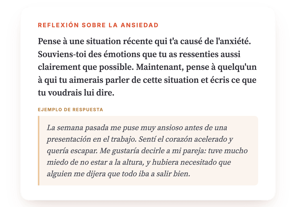 Vista previa, un extracto de una etapa del programa