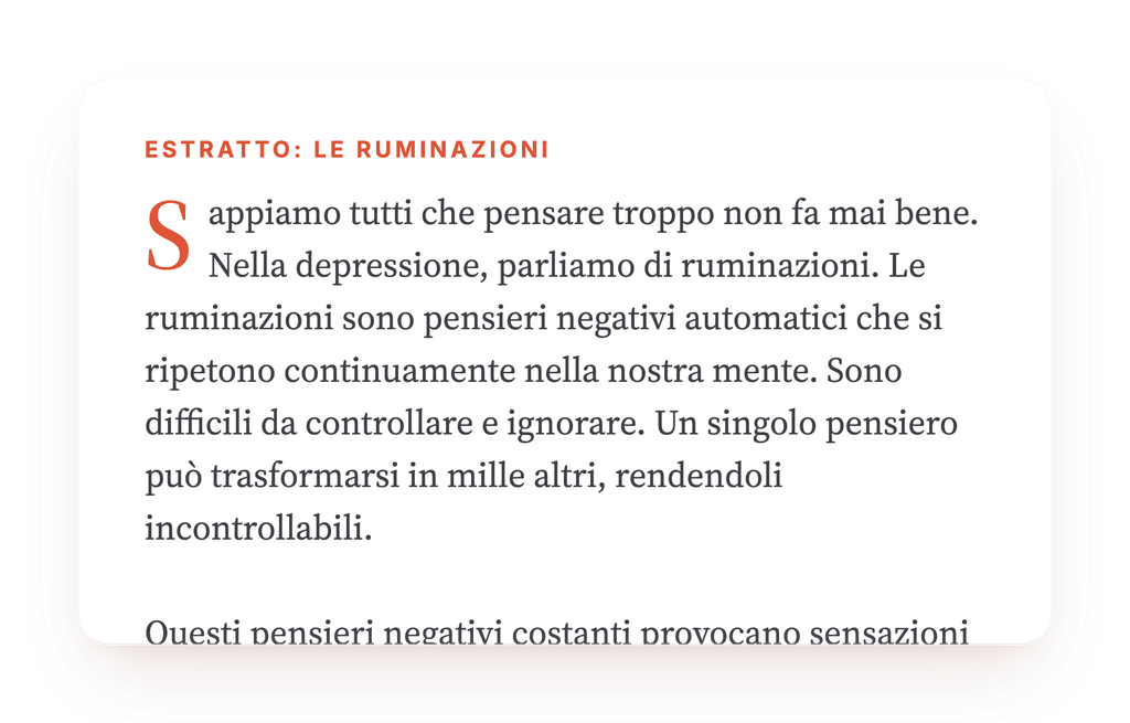 Anteprima, un estratto di una fase del programma