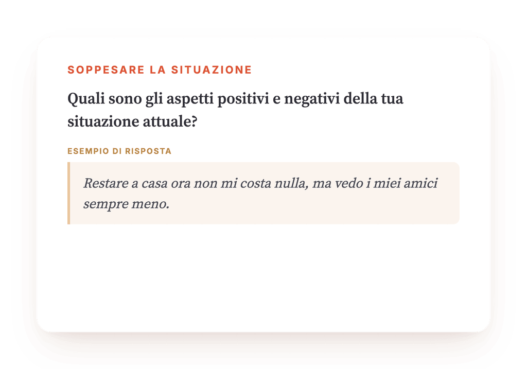Anteprima, un estratto di una fase del programma