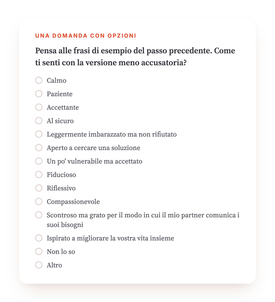 Anteprima, un estratto di una fase del programma