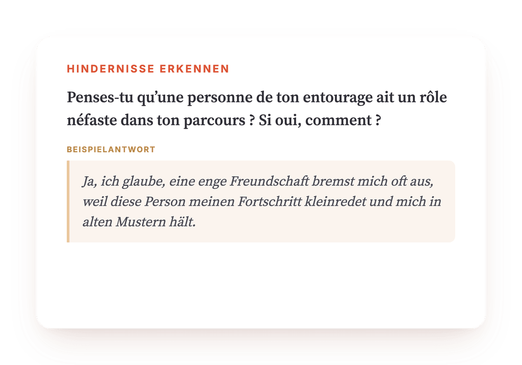 Vorschau, ein Auszug aus einem Schritt des Programms