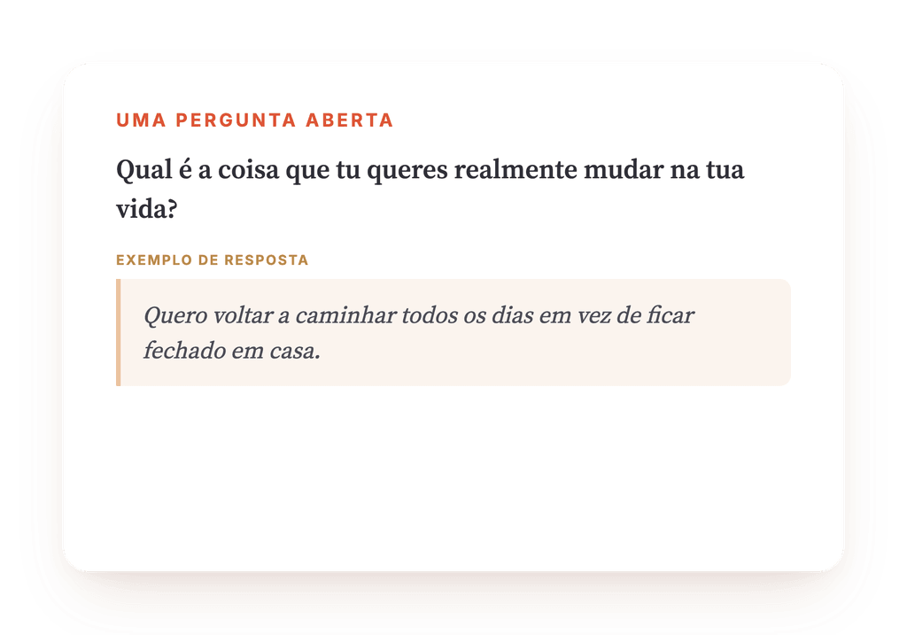 Prévia, um trecho de uma etapa do programa