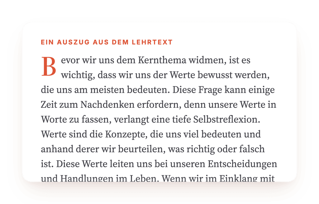 Vorschau, ein Auszug aus einem Schritt des Programms