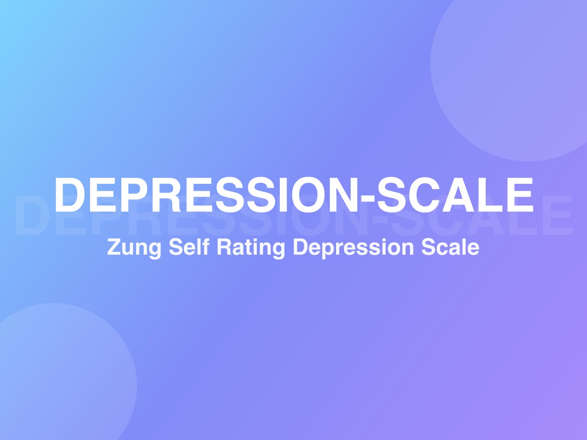 Escala Autoaplicada de Depresión de Zung