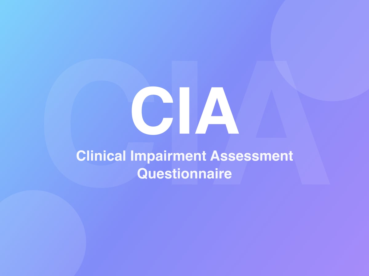 Clinical Impairment Assessment (CIA)