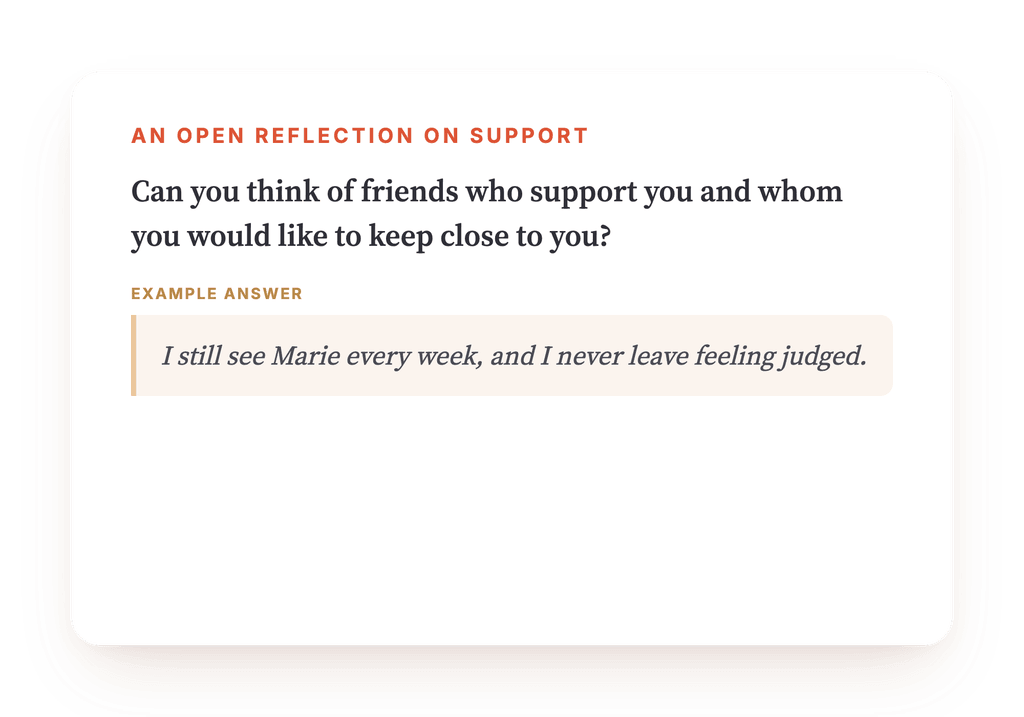 Preview, an excerpt from one step of the program