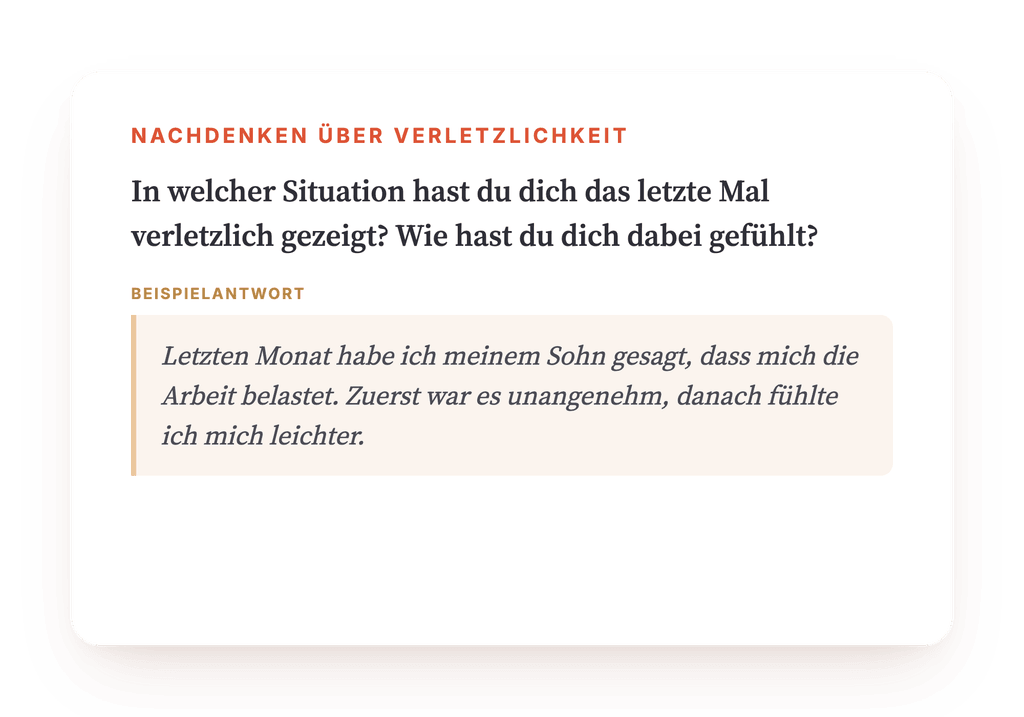 Vorschau, ein Auszug aus einem Schritt des Programms