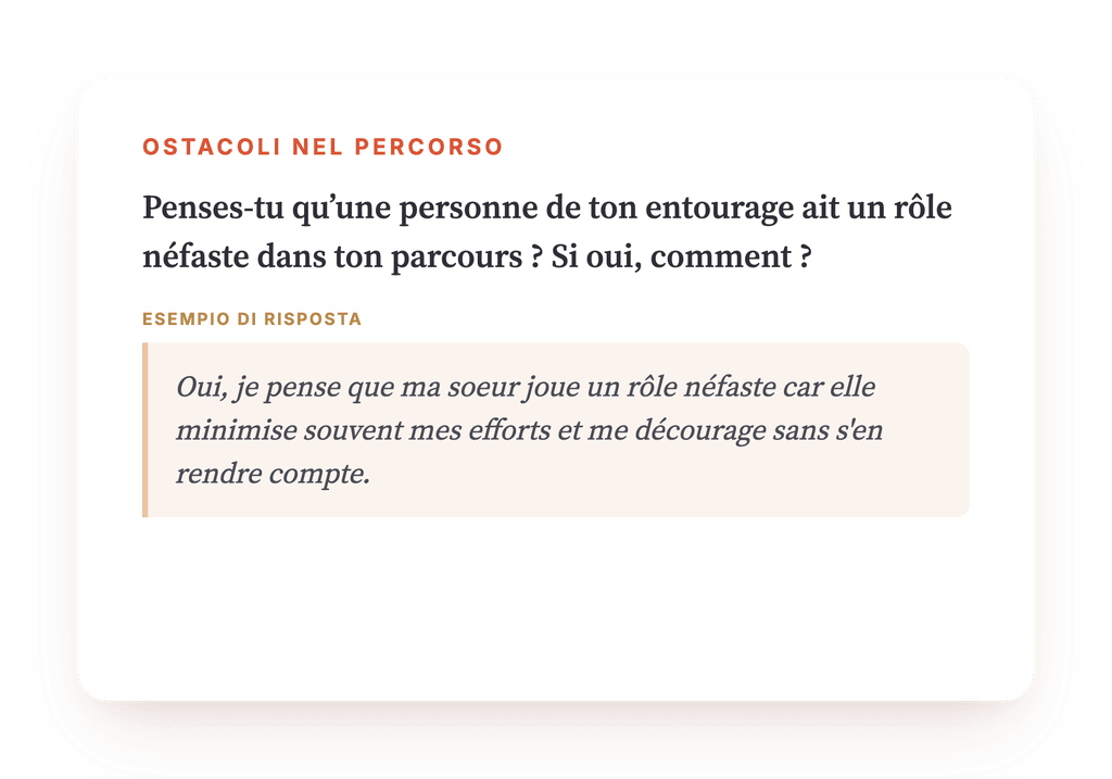 Anteprima, un estratto di una fase del programma