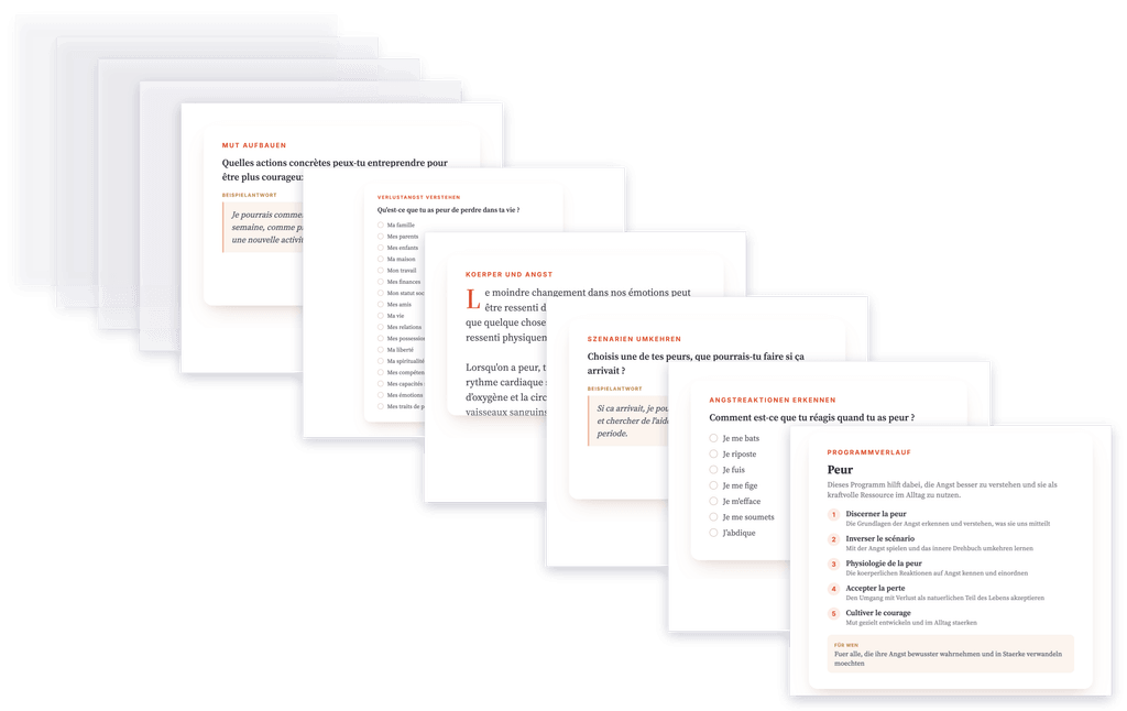 Furcht verstehen und nutzen: Psychoedukationsprogramm
