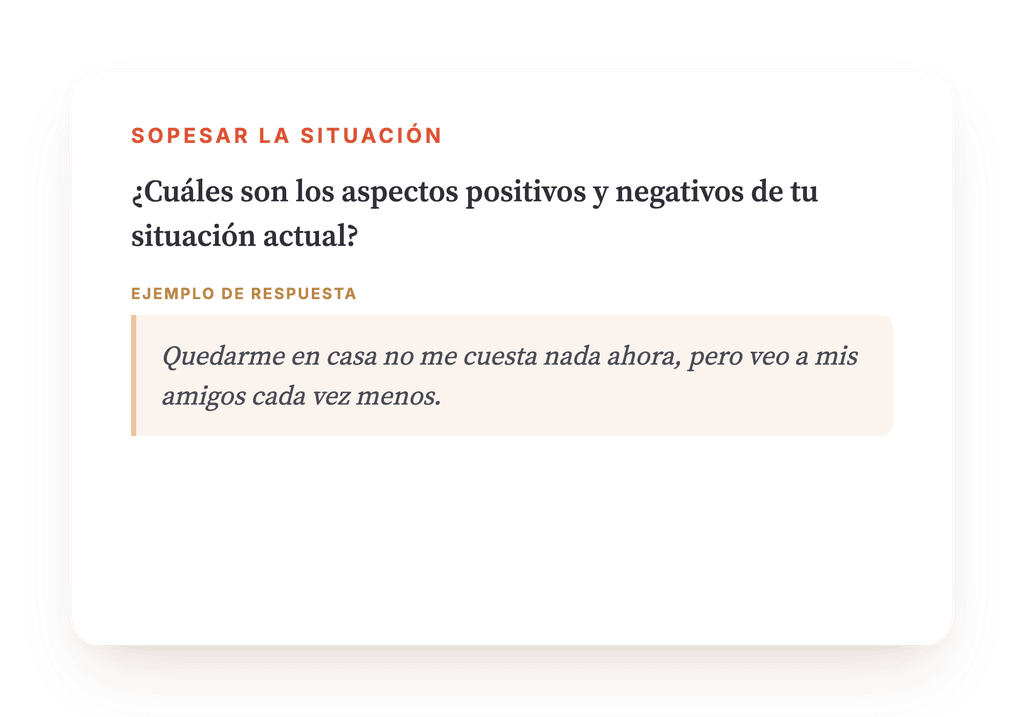 Vista previa, un extracto de una etapa del programa