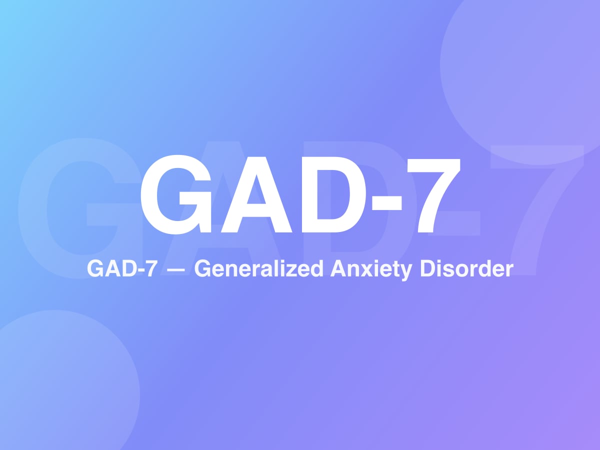 Generalized Anxiety Disorder 7-item scale (GAD-7)
