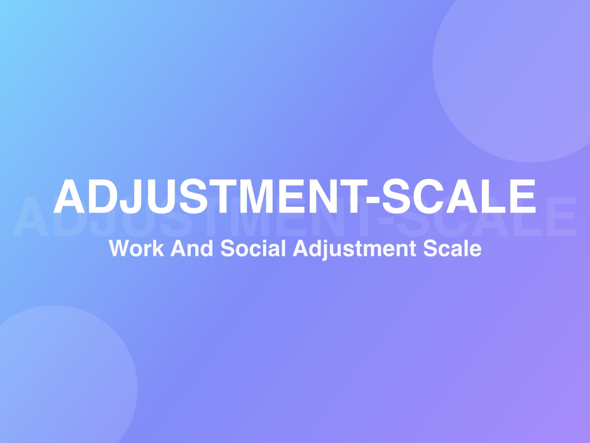 Escala de Ajustamento Social e de Trabalho (WSAS)