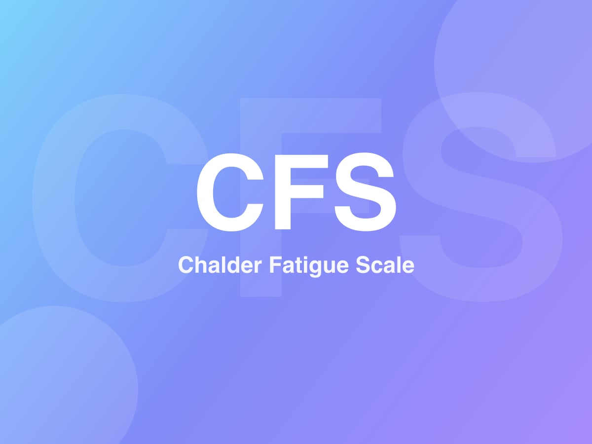 Échelle de fatigue de Chalder