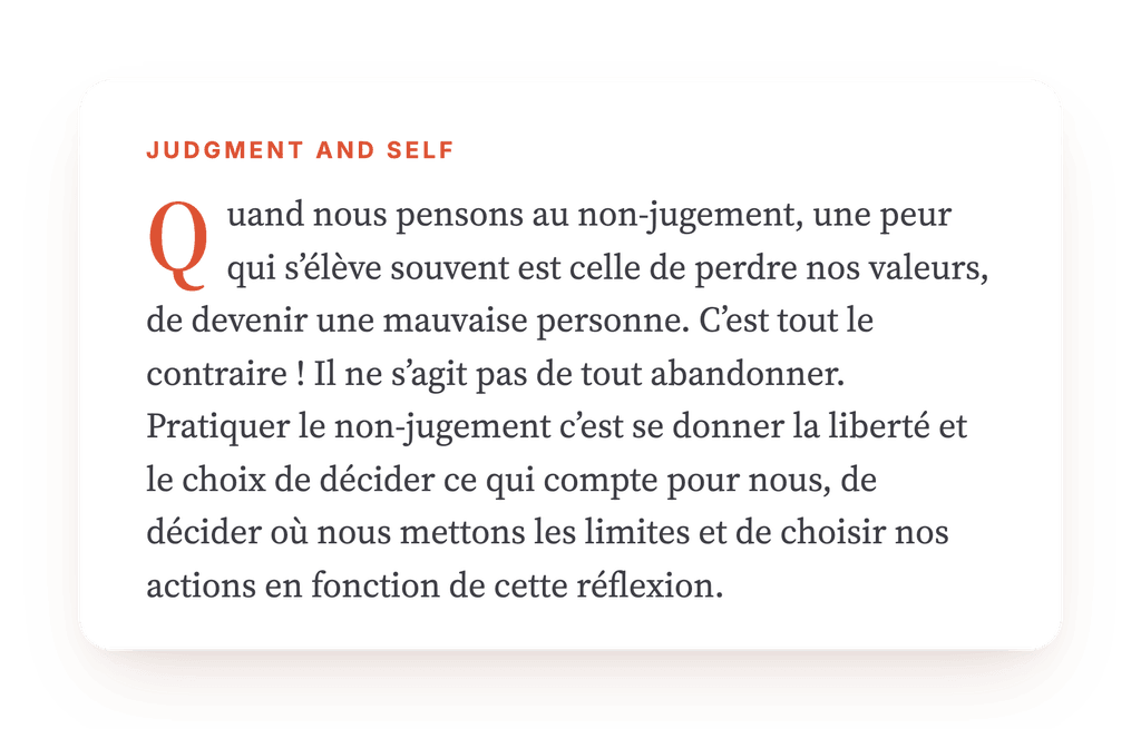 Preview, an excerpt from one step of the program