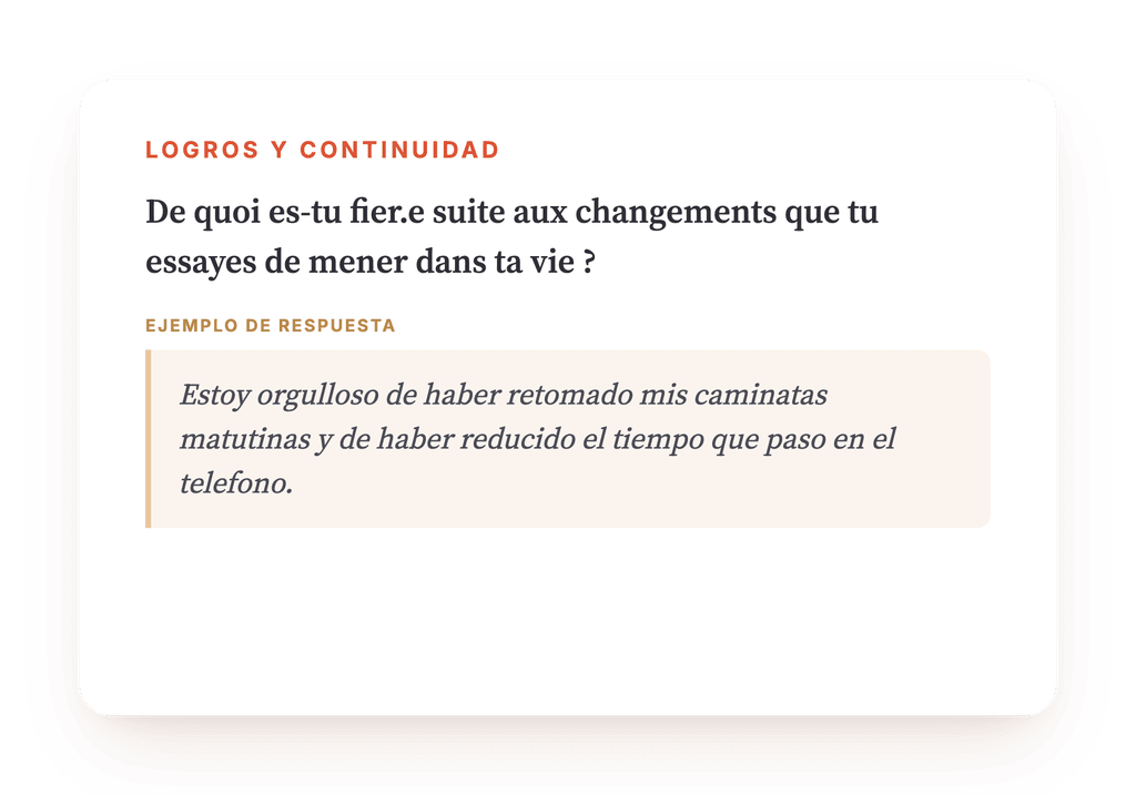 Vista previa, un extracto de una etapa del programa