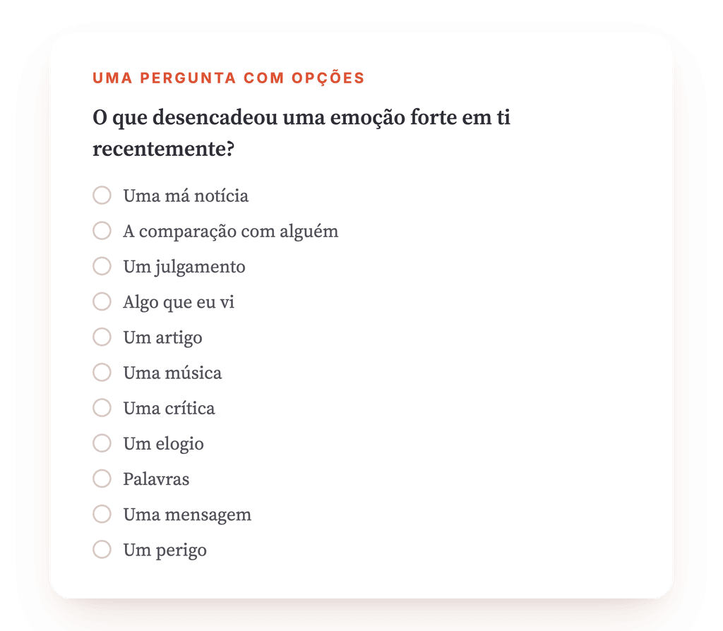 Prévia, um trecho de uma etapa do programa
