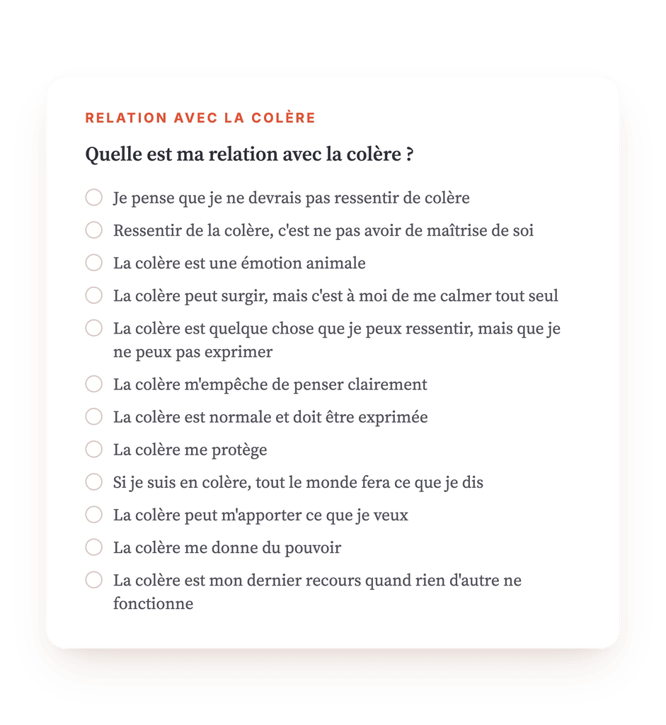 Aperçu, un extrait d'une étape du programme