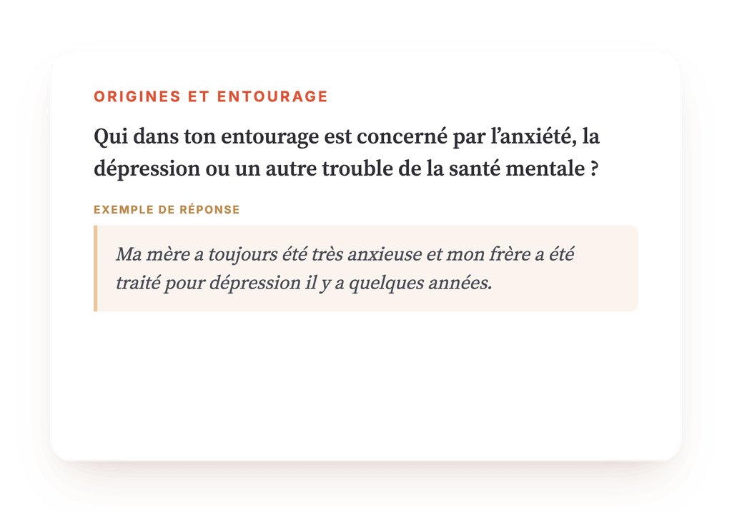 Aperçu, un extrait d'une étape du programme