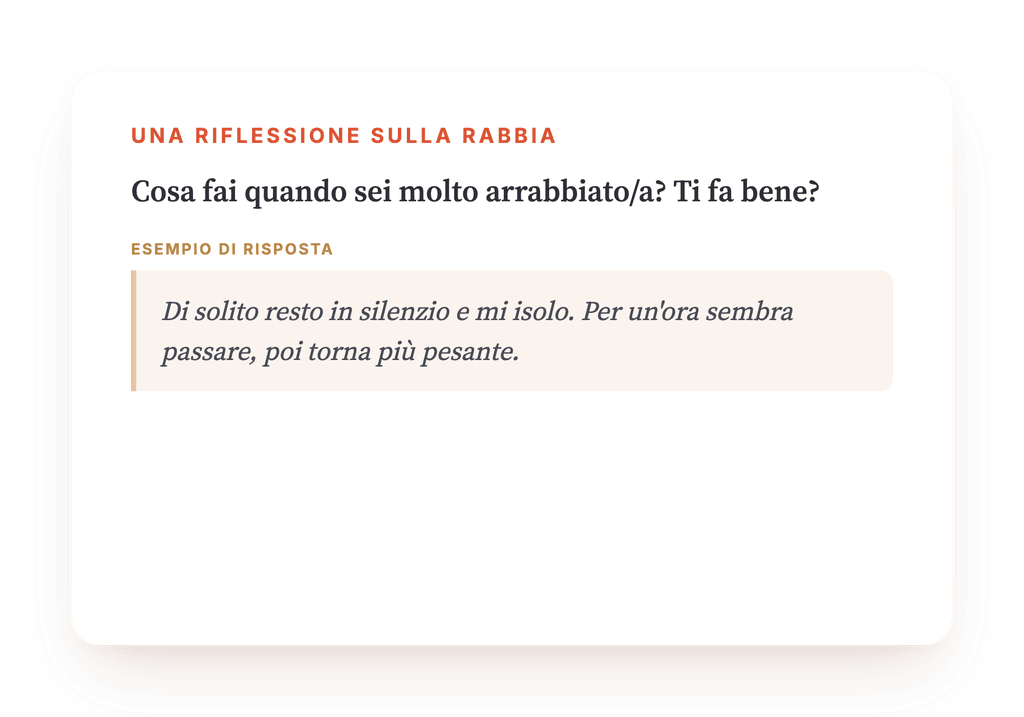 Anteprima, un estratto di una fase del programma
