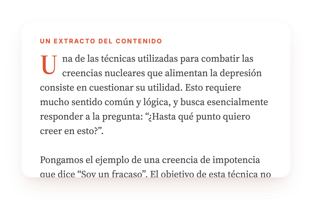 Vista previa, un extracto de una etapa del programa