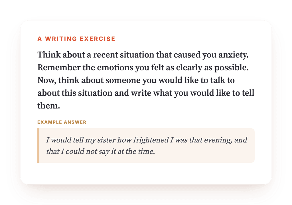 Preview, an excerpt from one step of the program