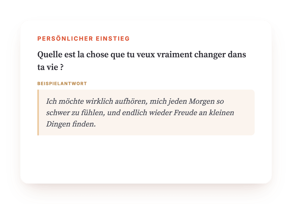 Vorschau, ein Auszug aus einem Schritt des Programms