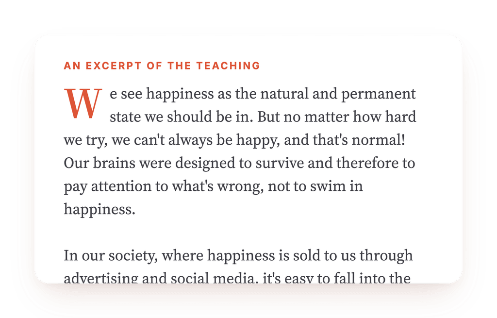Preview, an excerpt from one step of the program