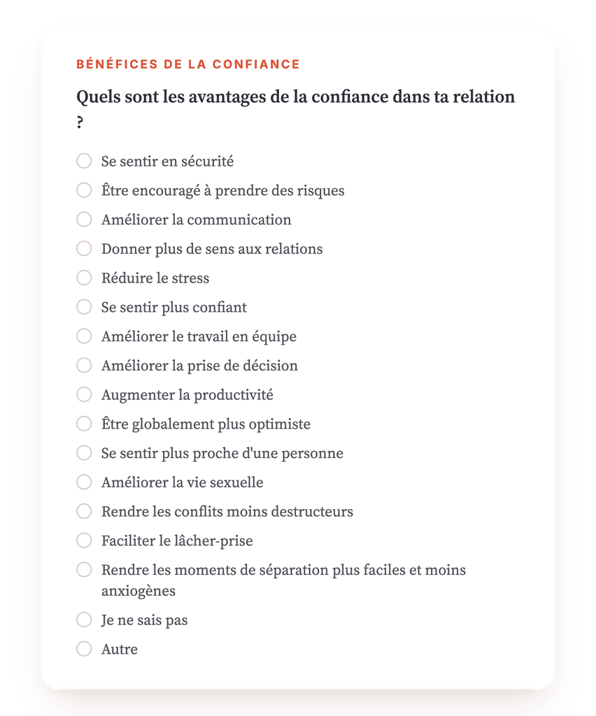 Aperçu, un extrait d'une étape du programme